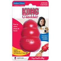 KONG Classic M, rouge - jouet à mâcher en caoutchouc naturel pour chien