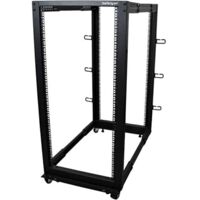Startech 4POSTRACK25U rack serveur acier noir 25U