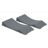 Cale pour roue – Anti-ovalisation – Dimensions L 460 x l 210 x H 60 mm – Pour roues jusqu'à 70 cm de diamètre – Plastique robuste – Fiamma