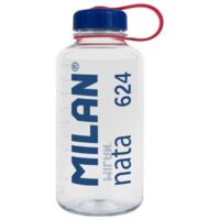 Milan nata® 624 bottle de tritan 1l - très léger - distributeur amovible - échelle de mesure - free de bpa - transparent7blue