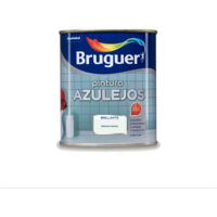 Émail Carrelage Farine Blanc Brillant 0,75L 5075264 BRUGER