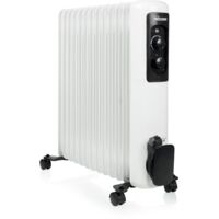 TRISTAR RADIATEUR À BAIN D'HUILE KA-5183 - 3 RÉGLAGES DE CHAUFFE - THERMOSTAT RÉGLABLE -2 500 W MAX - 13 AILETTES