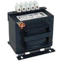 Transformateur monophasé TMM 100VA 230/24V IP00, isolation ou sécurité, avec châssis à deux chambres