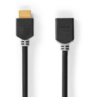 Cable hdmi haute vitesse avec ethernet hdmi contact hdmi hona 4k60hz arc 18 gbps 300 m rond pvc antracit lada