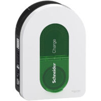 Schneider – Borne de recharge électrique 7,4/11/22 kW – Monophasé/Triphasé – 16/32 A – Prise Type 2 – Solution flexible pour professionnels