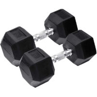 Orange Gym - Haltères hexagonaux - 8kg - lot de 2