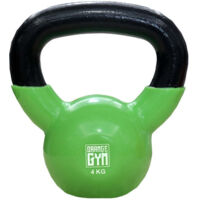 Orange gym - kettlebell en vinyle - 4kg