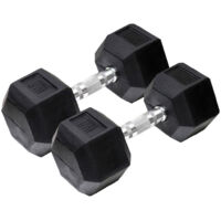 Orange Gym - Haltères hexagonaux - 2kg - lot de 2