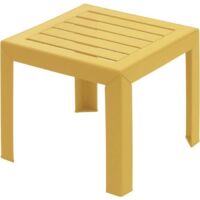 Table basse - GROSFILLEX - MIAMI - 40x40x39cm - Jaune indien