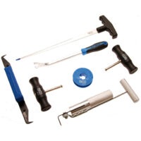 Outil du vitrier bgs-technic 8004 7 pièces pour vitrage collé