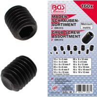ASSORTIMENT DE VIS SANS TÊTE 160 PIÈCES BGS 14135