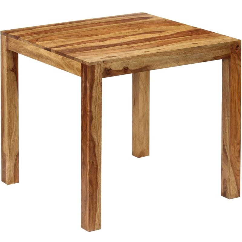 Mesa de comedor de madera de sheesham maciza 82x80x76 cm vidaXL