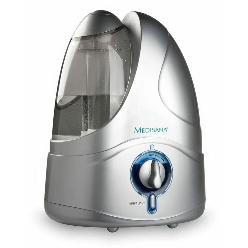 Humidificador plateado UHW Medisana