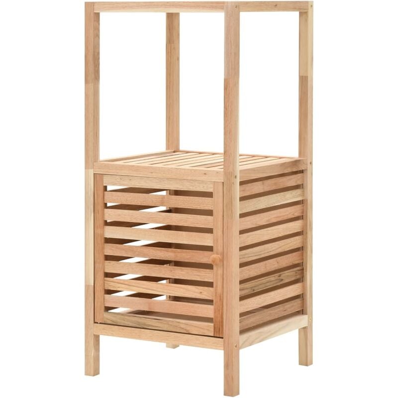 Armario de cuarto de baño madera maciza nogal 39,5x35,5x86 cm vidaXL