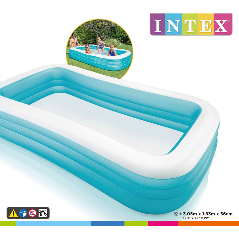 Piscina hinchable familiar Intex 229x229x56 57495NP