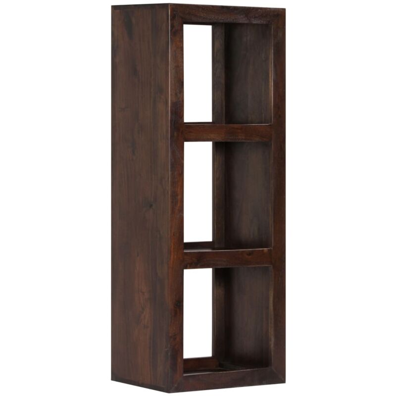 Mueble Consola Vidaxl madera de acacia maciza 40x30x110 cm estantería librería biblioteca