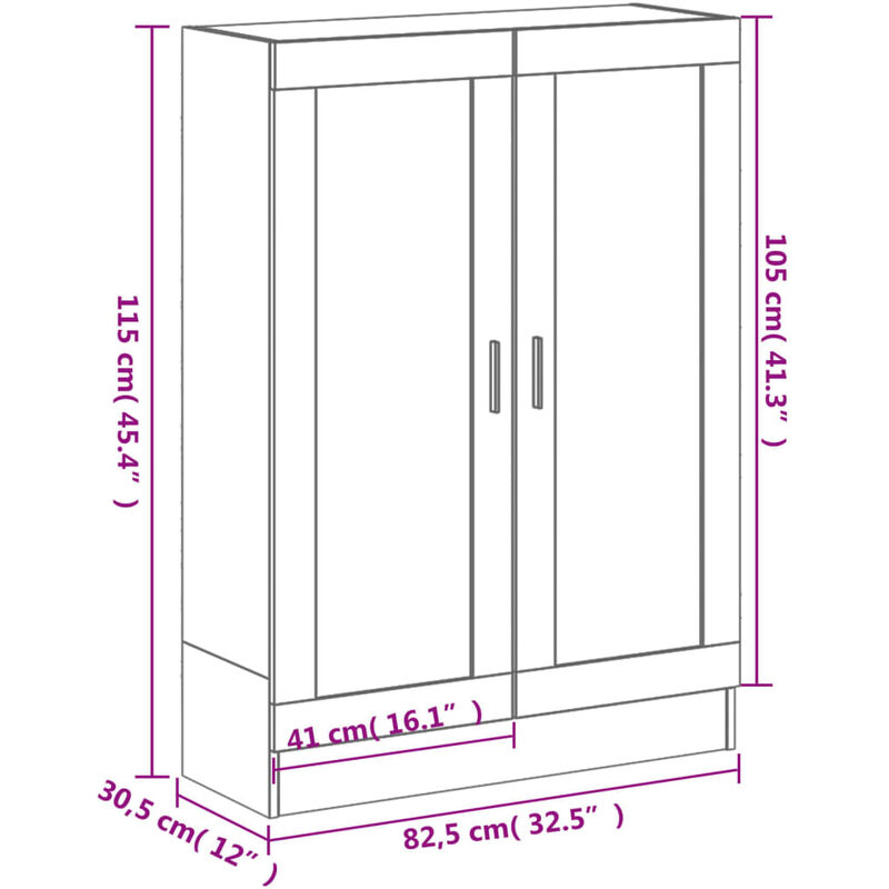 Armario de Madera de ingeniería 70x32,5x35 cm Negro con Dimensiones: 70 x  32,5 x 35 cm (Ancho x Profundidad x Alto) : : Hogar y Cocina