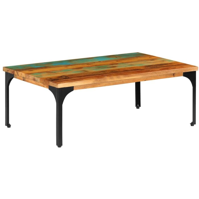 Mesa de centro madera maciza reciclada 100x60x35 cm vidaXL