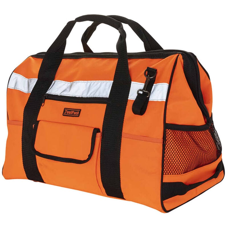 Bolso herramientas alta visibilidad Prominent naranja y negro Toolpack