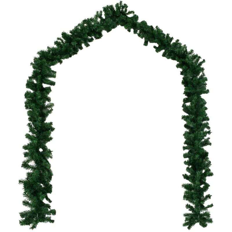 Guirnaldas de Navidad 4 unidades PVC verde 270 cm vidaXL