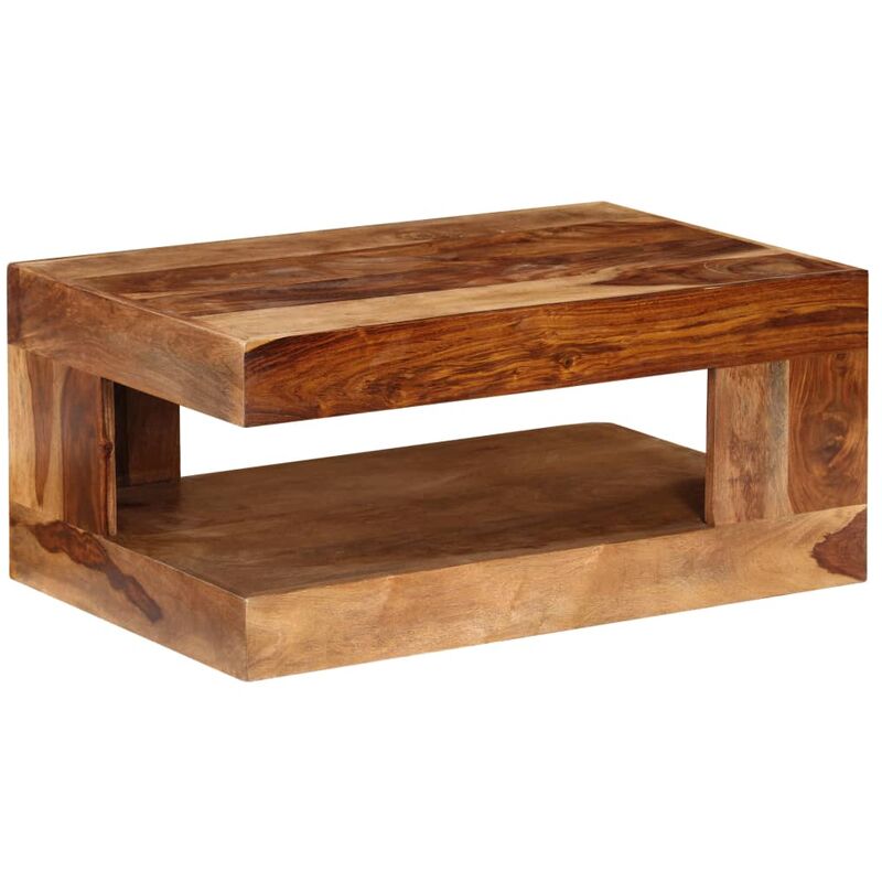 Mesa de centro de madera maciza de sheesham vidaXL