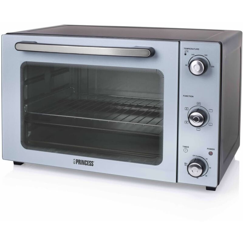 Horno de convección plateado 45 L 1800 W Princess