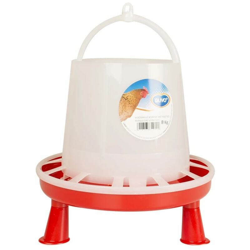 Comedero para aves con tacos 8 kg/10 L Duvoplus