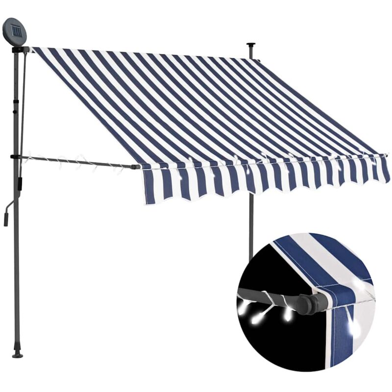 Toldo Para Balcón Con Manivela Vigevee - 250x120cm, Impermeable Y UV50+, Altura Ajustable Sin Taladro - Protección Solar Para Terraza O Jardín (Beige)