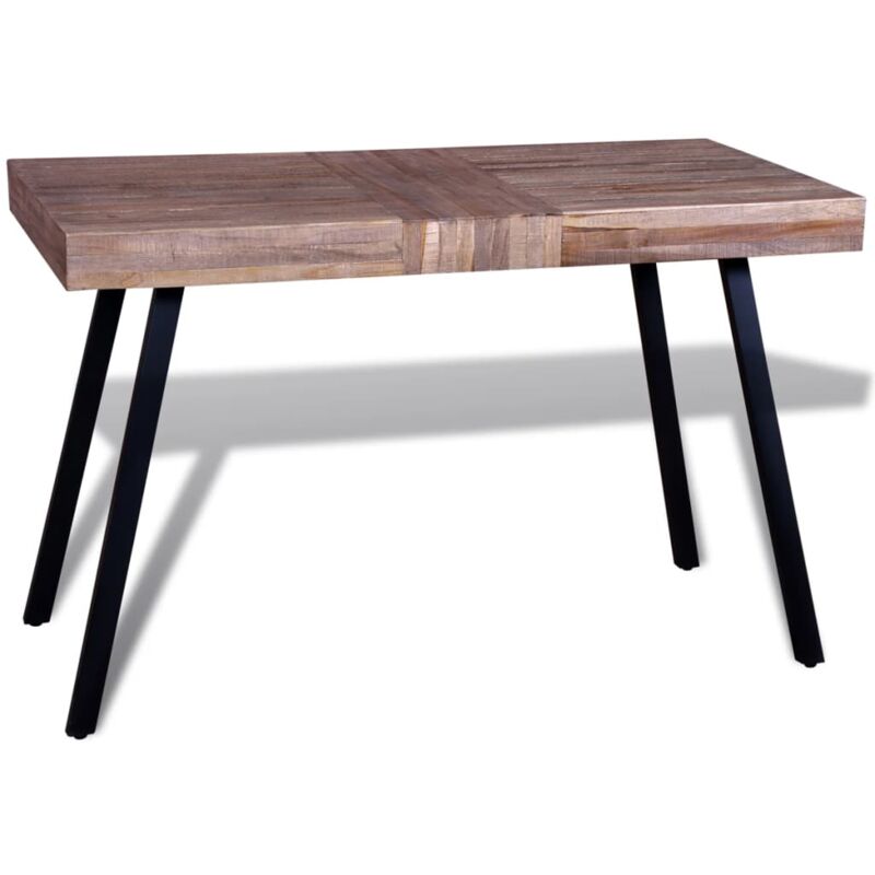 Mesa de salón de madera de teca reciclada vidaXL