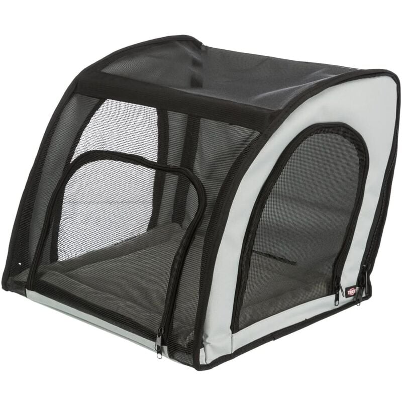 Silla de coche para mascotas gris y negro 44x40x37 cm TRIXIE