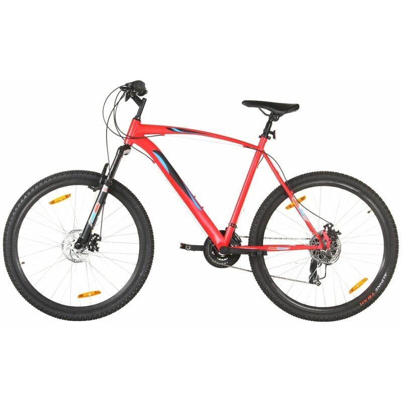 Bicicleta De Montaña vidaxl rojo 21 velocidades 53 cm 29