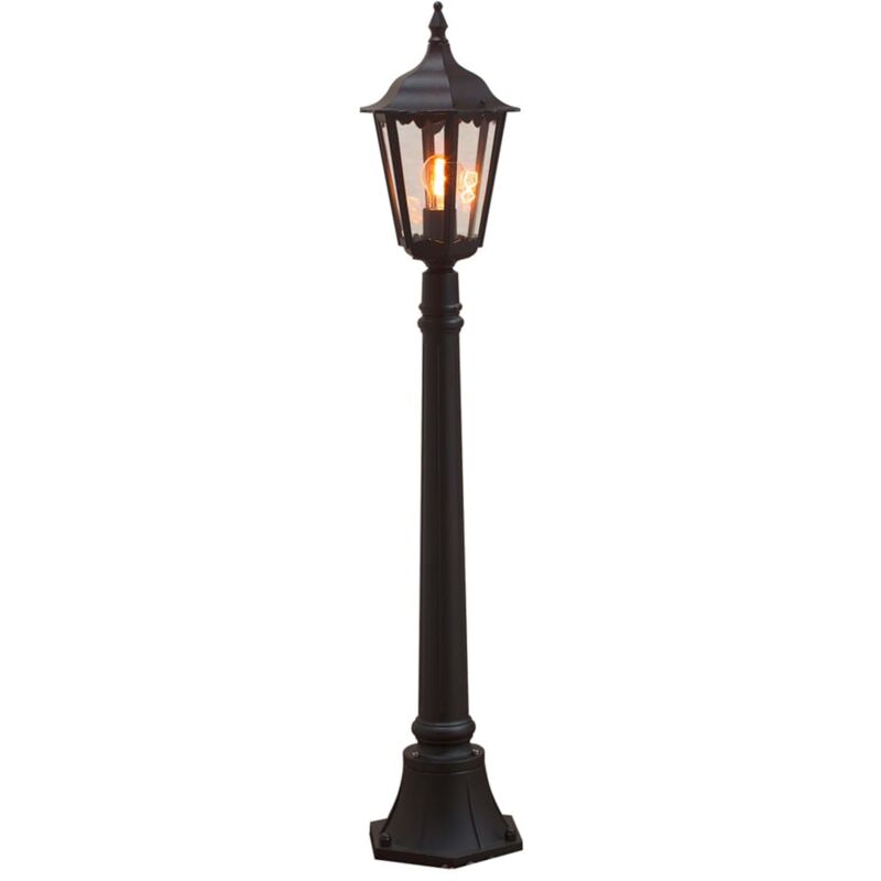 Konstsmide Firenze 7215750 farola 235 x 120 cm 1 bombilla de 100 w ip43 aluminio lacado acabado mate color negro