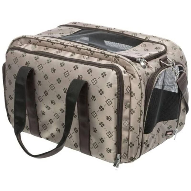 Transportador de perros Maxima 33x32x54 cm poliéster beige 28903 TRIXIE