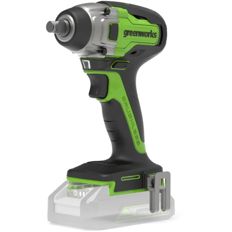 Llave de impacto sin escobillas 24 V 400 Nm Greenworks