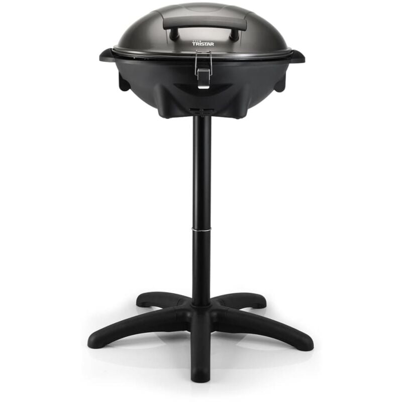 Barbacoa eléctrica con soporte BQ-2816 2200 W 46x35 cm negra Tristar