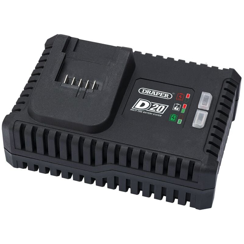 Cargador rápido de batería D20 20 V Draper Tools