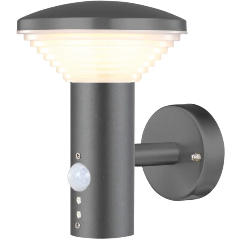 Lámpara LED de pared de jardín con sensor PIR Bitburg LUX1704Z Luxform