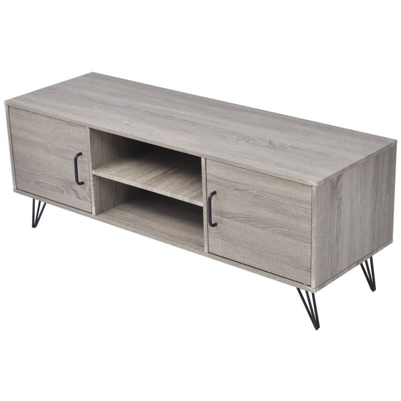 Mueble para la televisión 120x40x45 cm gris vidaXL