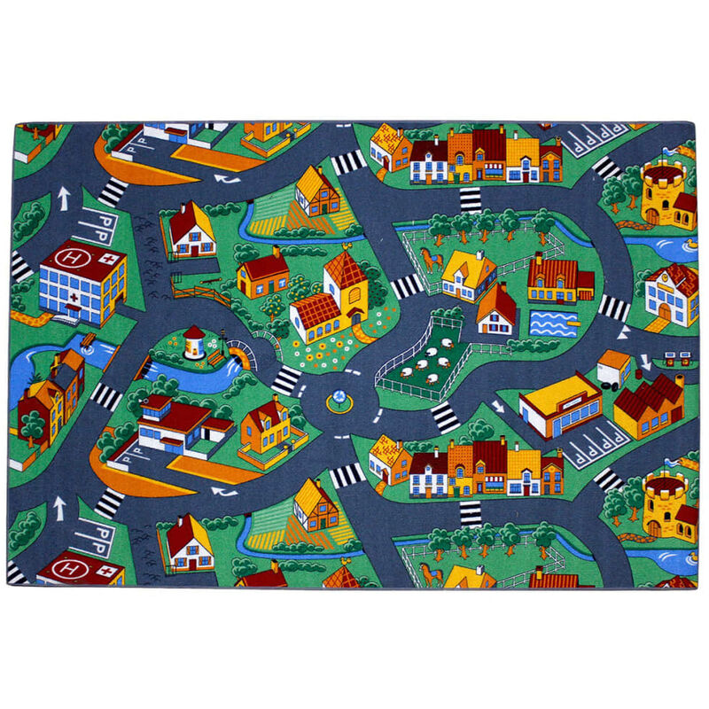 Alfombra De Juegos aka sports village street 140x200 cm 0309004 tela