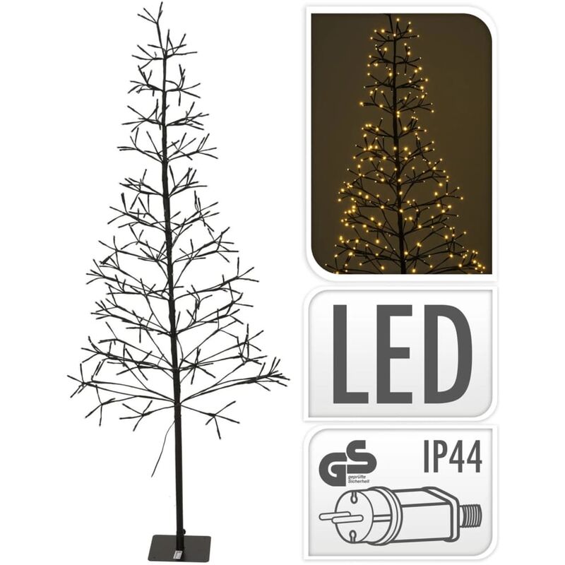 Árbol de Navidad con 280 LEDs 150 cm Ambiance