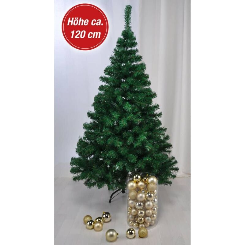 De Navidad Hi con soporte verde 120x7 cm metal 120