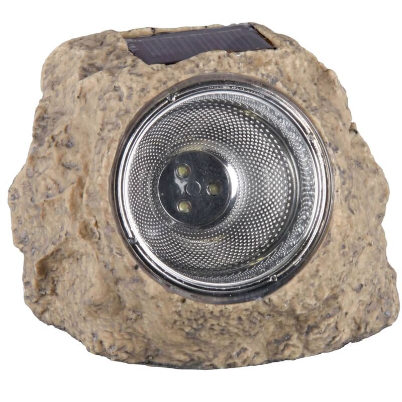 Lámpara de jardín solar LED 12,5x15,5x11 cm Ranex