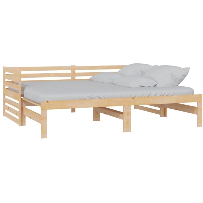 Sofá Cama Madera maciza pino 2x90x200 cm estructura vidaxl dimensiones del 2035x185x685 2x90x200cm 30kg