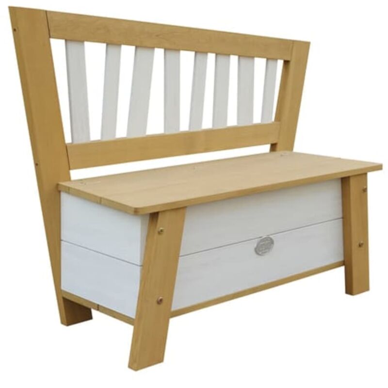 Storage Bench Corky Brown and White AXI