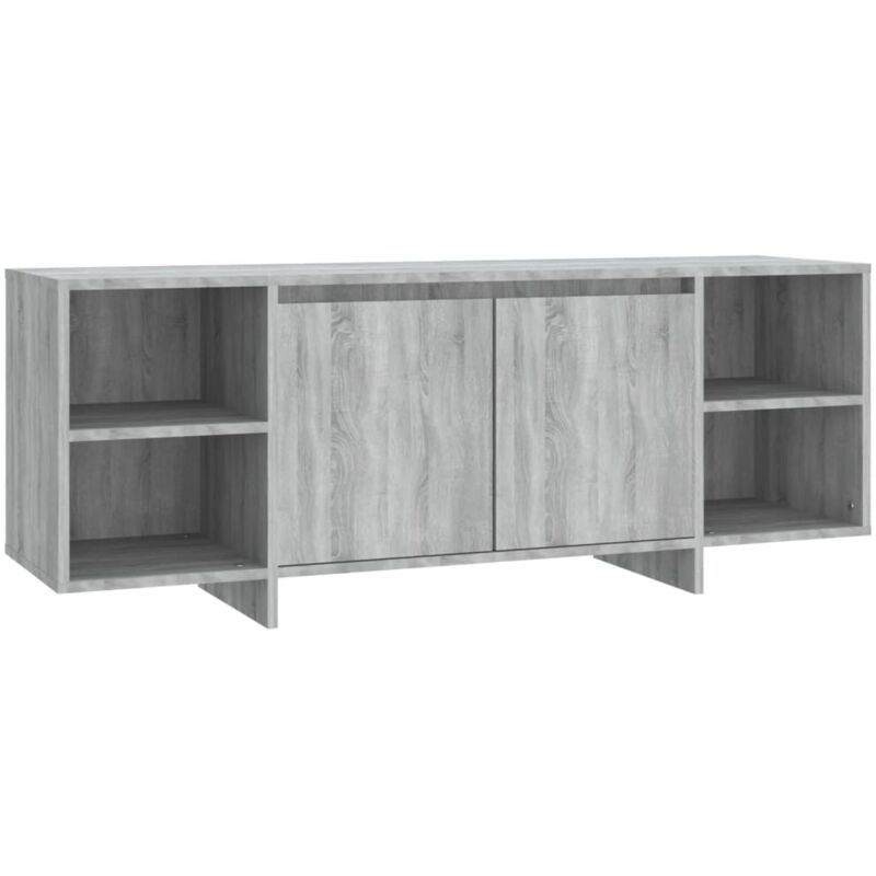 Mueble para TV aglomerado gris Sonoma 130x35x50 cm vidaXL