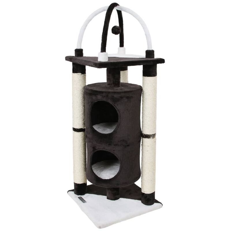 Árbol para gatos Onyx blanco y negro 81507 Kerbl