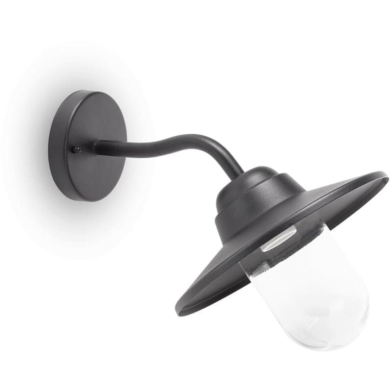 Lámpara de pared clásica 26 W negra GSW-001-HB Smartwares