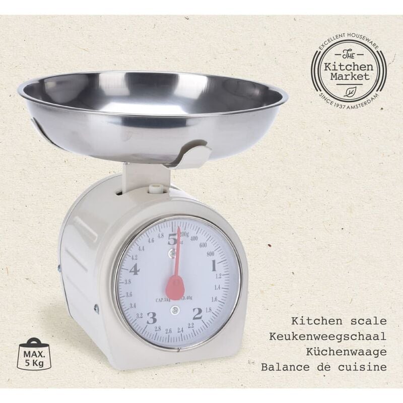 Balanza De Cocina metal 5 kg excellent