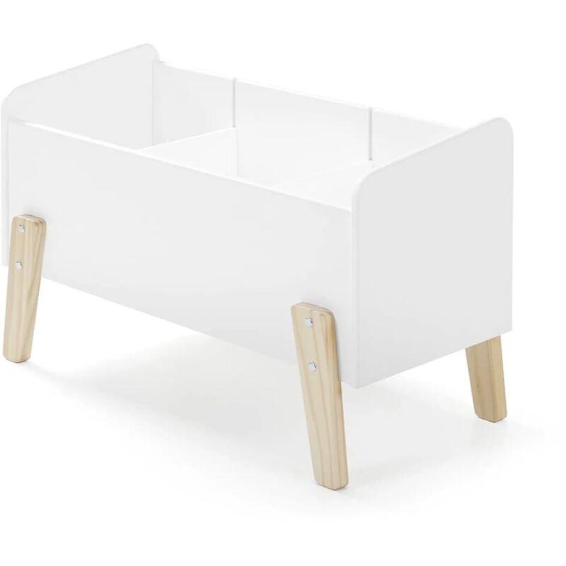 Vipack Caja Para juguetes kiddy madera blanco