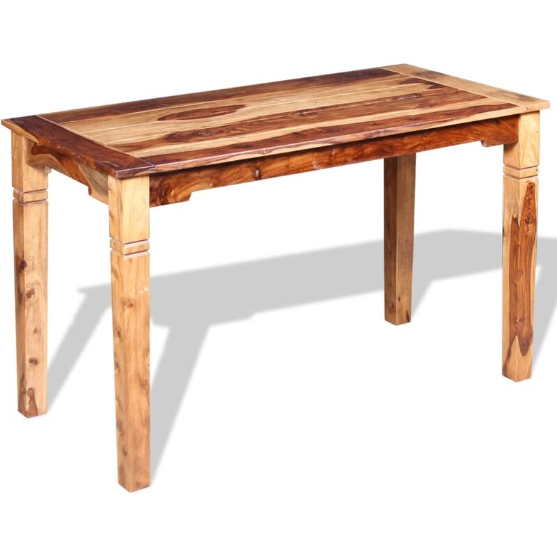 Mesa de comedor de madera maciza de sheesham 120x60x76 cm vidaXL